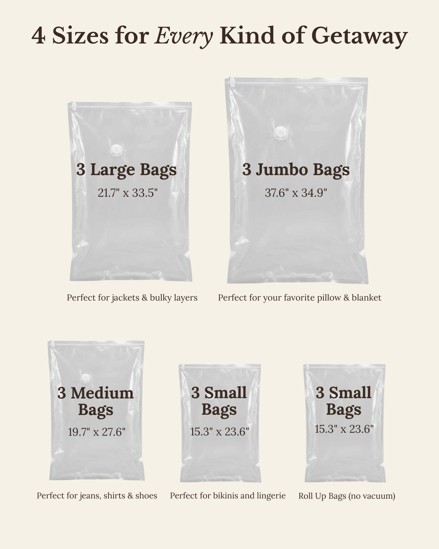 Complete Travel Compression Set